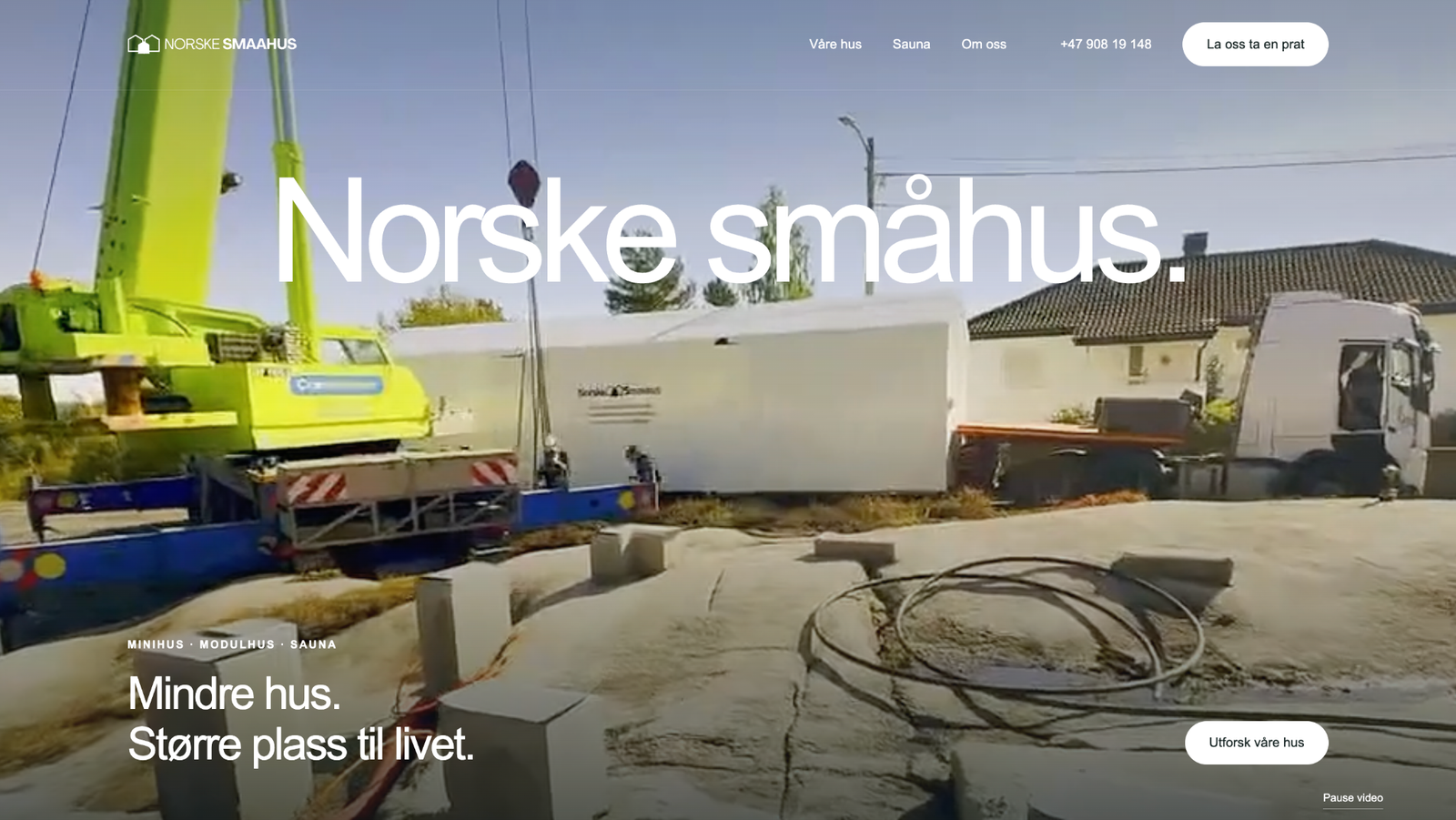 Nettsiden til Norske Småhus